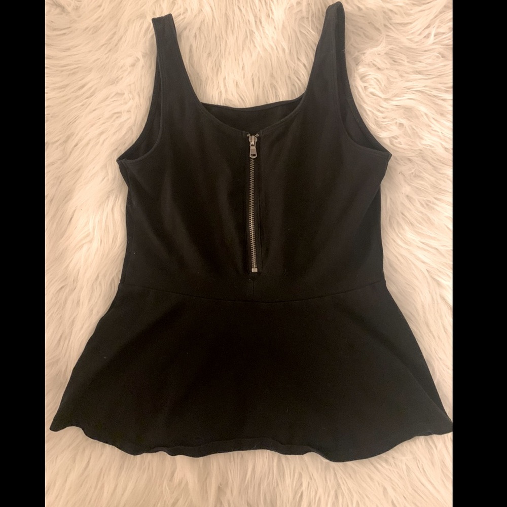 Express Black Peplum Top- Small